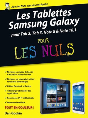 cover image of Les Tablettes Samsung Galaxy Pour les Nuls